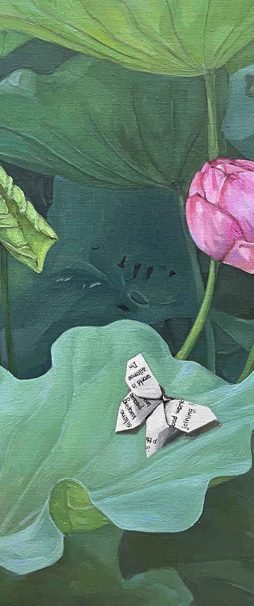 Paper butterfly 2 by Guzel Min