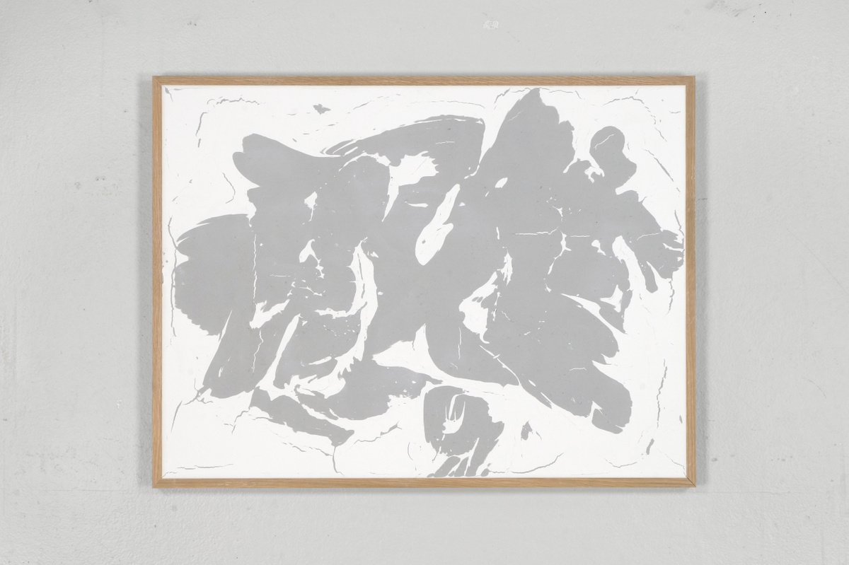 Expressive Abstract Painting By Johan Soderstrom, 33 X 25, #295 Clogs, Original Artwork