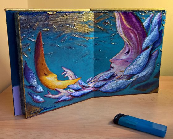 THE LITTLE MOON - ( 19 x 33 x 6 cm )