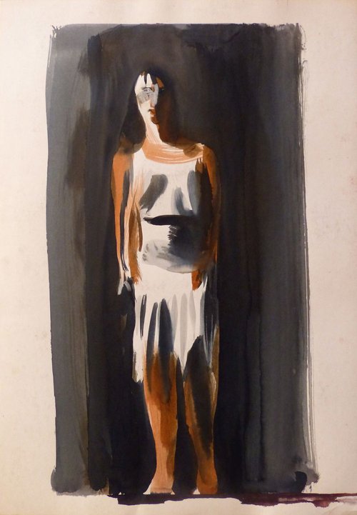 Cathy 3, 64x45 cm by Frederic Belaubre