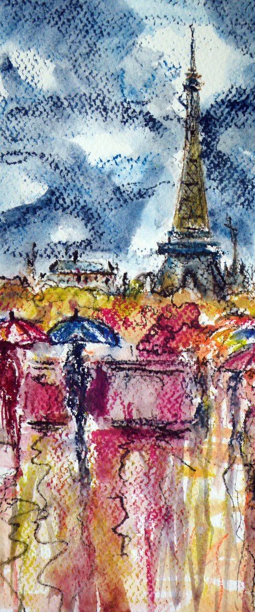 Paris in rain II by Kovács Anna Brigitta