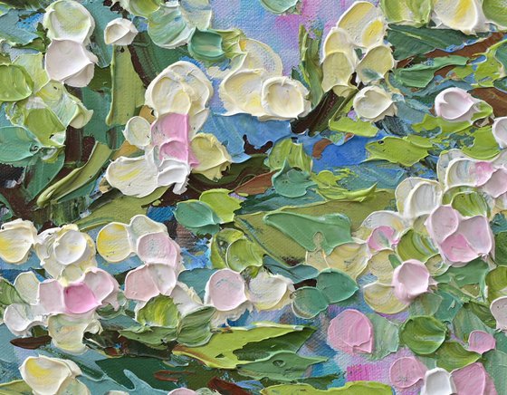 Blossom Serenity - Original Impasto Painting
