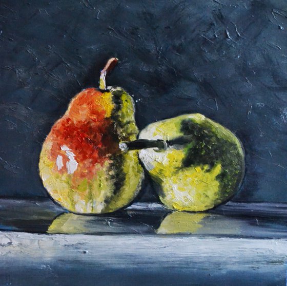 Miniature with Pears