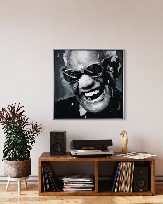 Ray Charles (Framed)