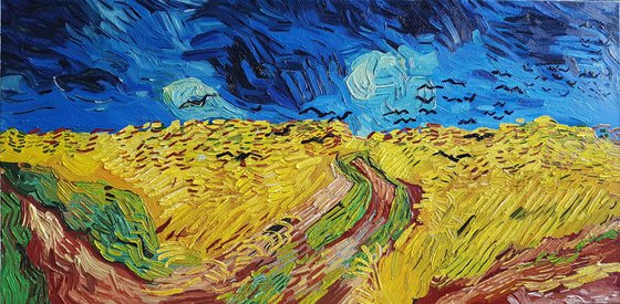 Wheatfield with Crows - Van Gogh hommage