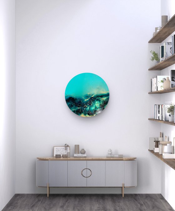 Golden Halo, Blue Depth #3