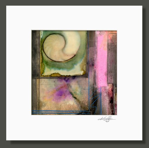 Nature Voices 4 - Abstract Collage Painting by Kathy Morton Stanion by Kathy Morton Stanion
