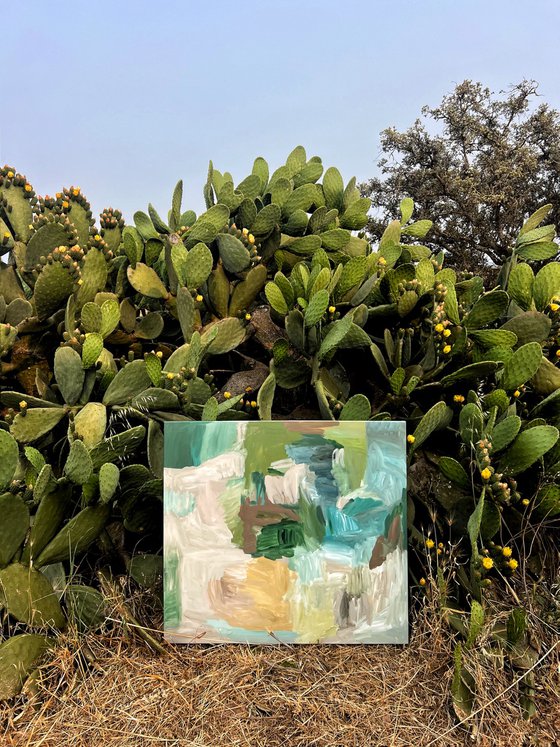Opuntia in bloom
