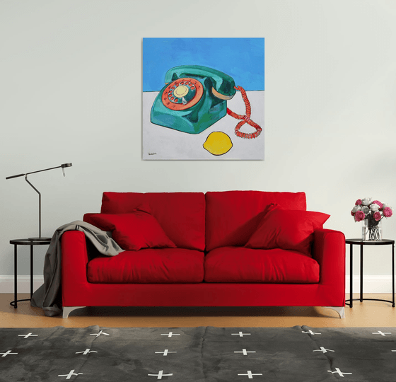 Phone and Lemon. Connection