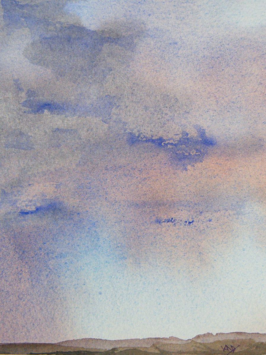 Sky Study in Blue by Vandy Massey