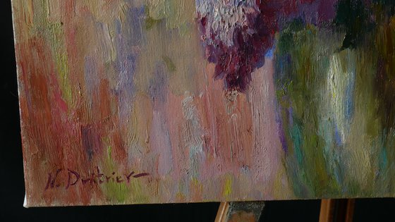 Abstract painting - Lilacs painting #1