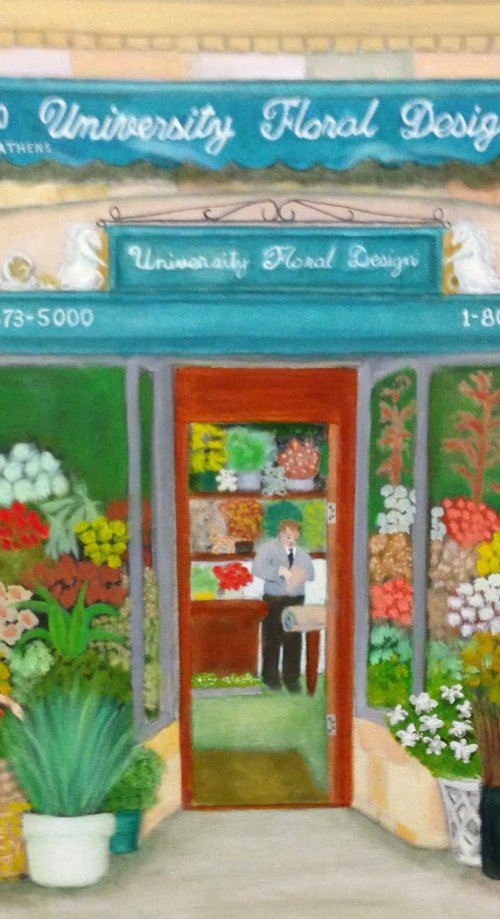 UNIVERSITY FLOWER SHOP by Leslie Dannenberg