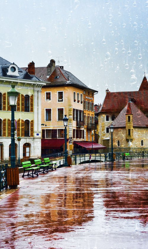 "Rain. Reflection. Annecy" Limited Edition 1 / 15 by Dmitry Savchenko