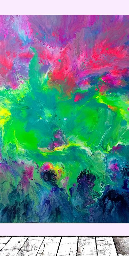 CUSTOM ORDER L'amour - XXL 120x100 cm Big Painting, - Large Canvas Abstract Painting - Ready to Hang, Canvas Wall Decoration by Soos Tiberiu