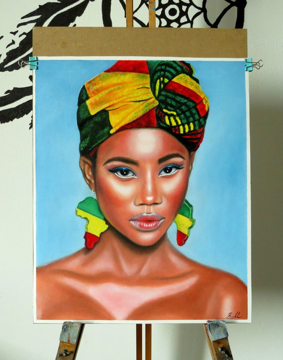 "African woman"