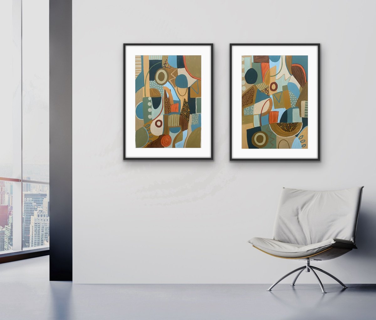 For the Love of You (Diptych) by Rashna Hackett