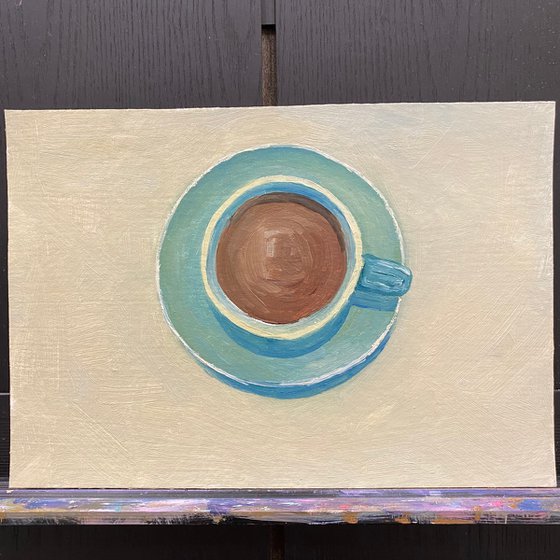 cup of coffee — modern still life