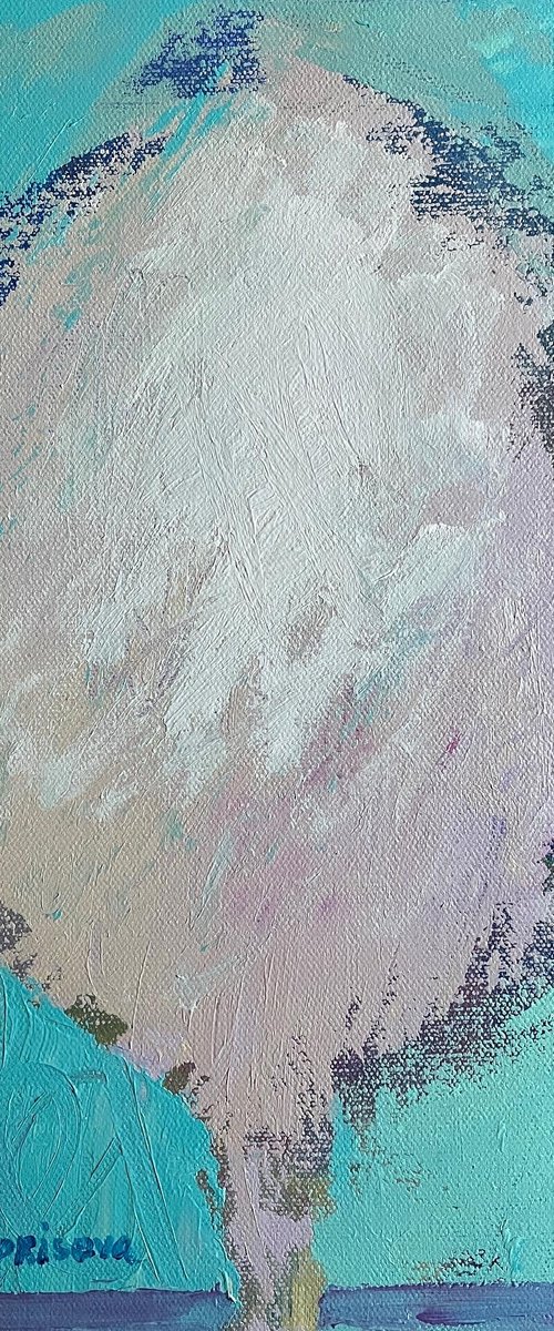 Oak. Acrylic painting on canvas, 11 x 14 in by Daria Borisova
