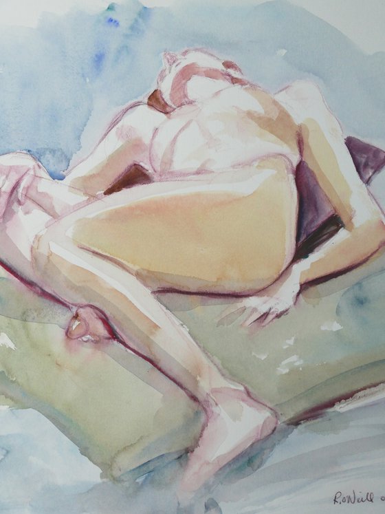 Reclining female nude