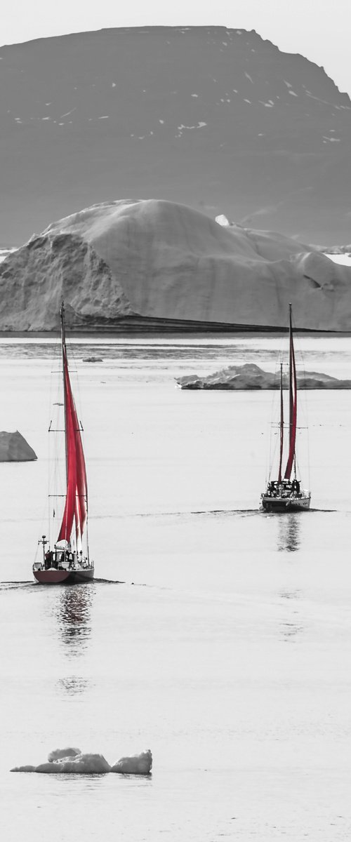 SAILING BETWEEN ICEBERGS by Fabio Accorrà