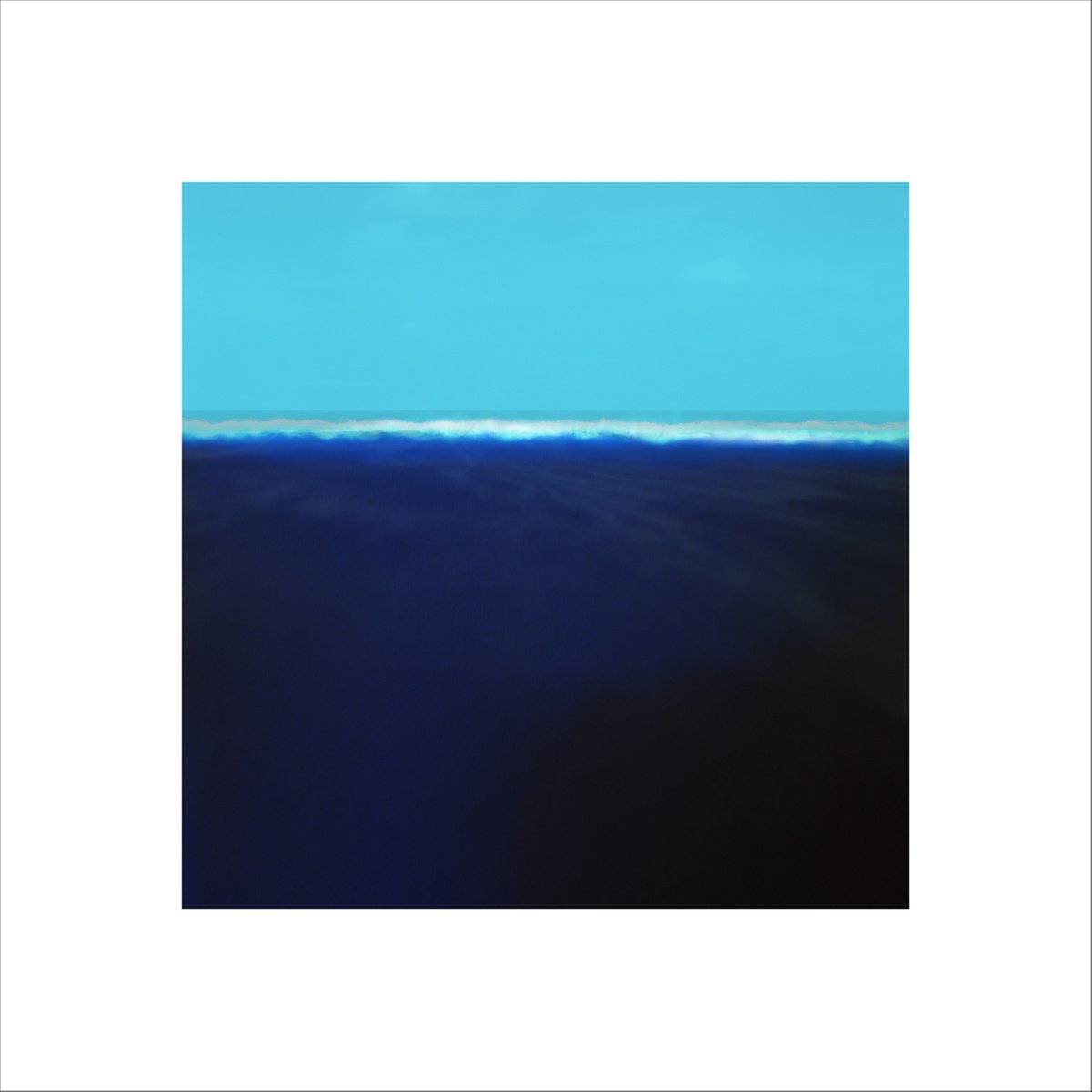 Abstract Landscape Photograph By Paul Harrison, 30 X 30", Shoreline 11, Original Artwork