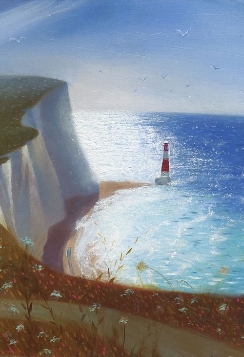Seven Sisters Cliff Walk by Ayna Paisley