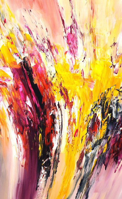 Yellow Magenta Black XL 1 by Peter Nottrott