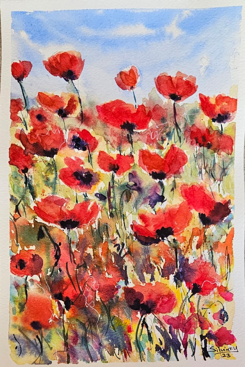 Poppy memories by Silvia Flores Vitiello