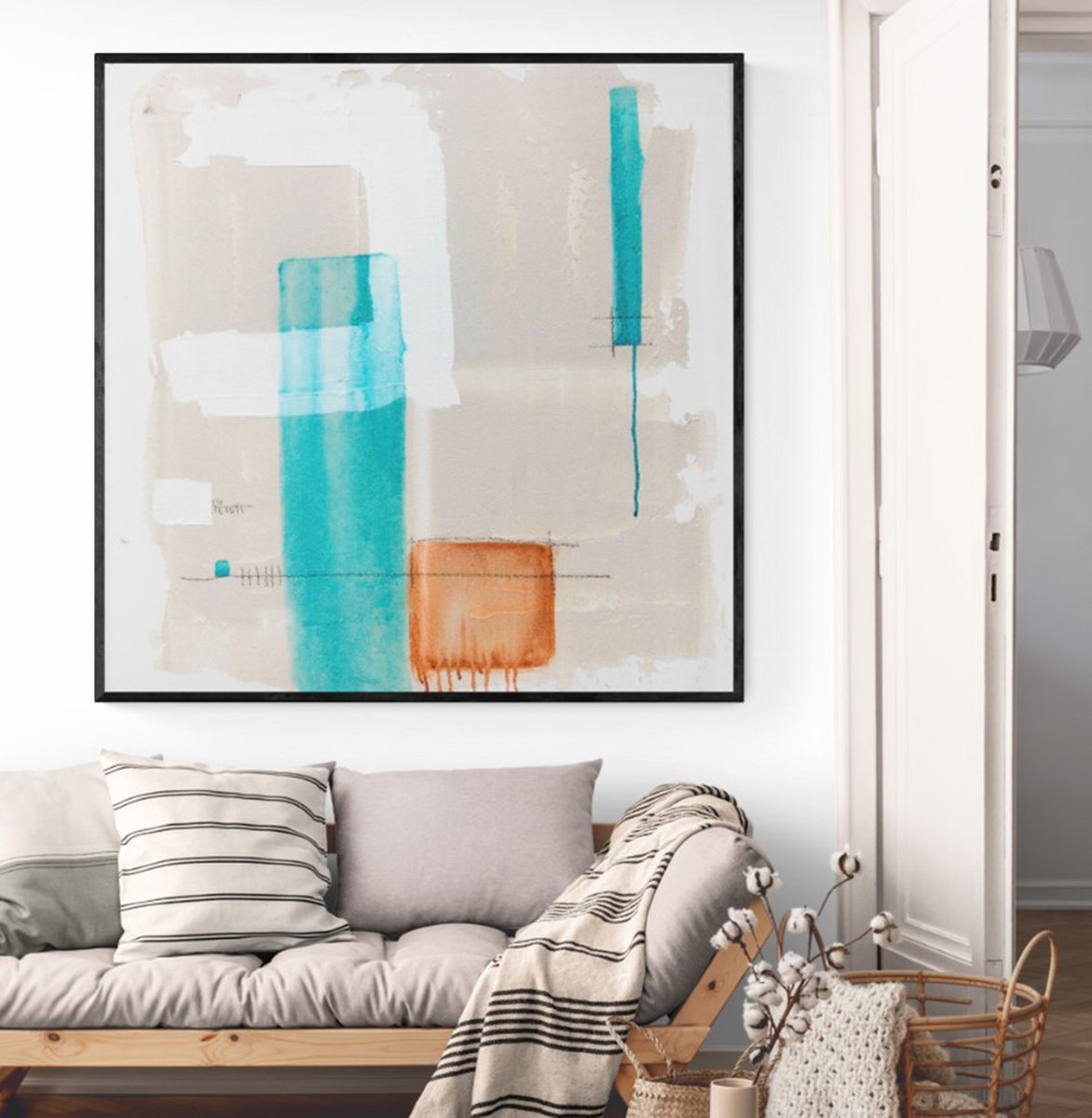 Geometric Painting , Masterplan 05 By Duealberi, 31 X 31, Artwork For Sale On Artfinder