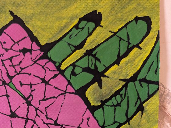 Bound Together-Abstract Art Painting