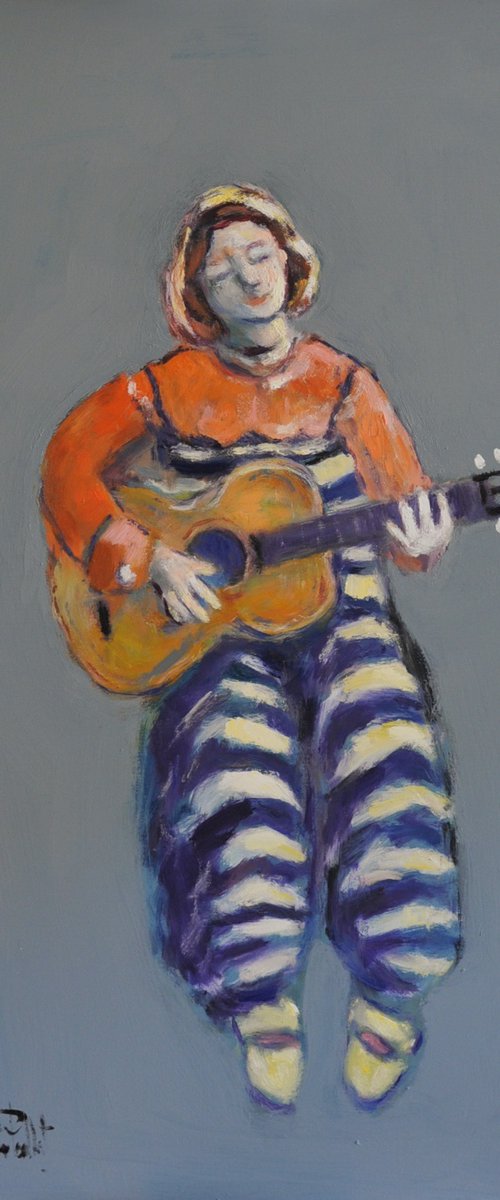 La Guitariste by Andre Pallat