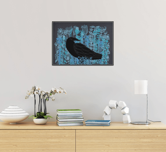 Raven at Night