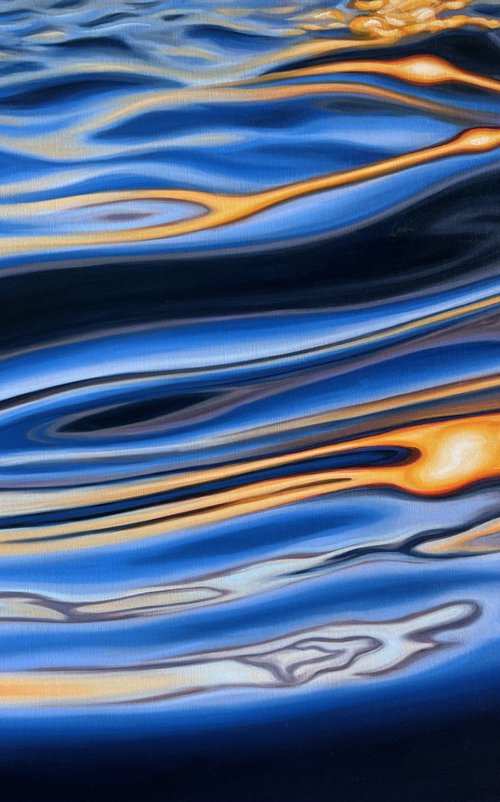 Golden Reflections of Liquid Light by Grant Pecoff