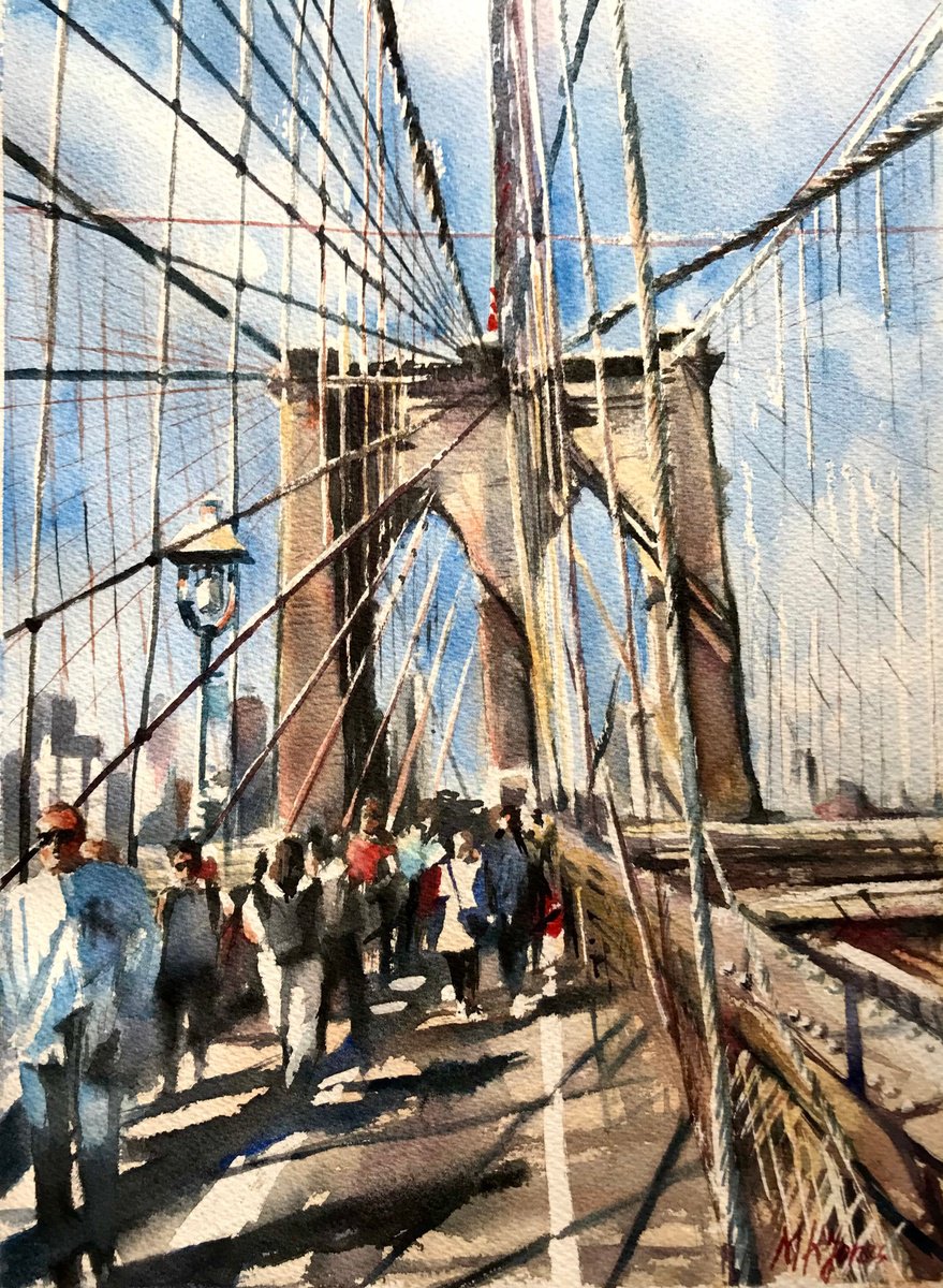 Brooklyn Bridge walk by Monika Jones
