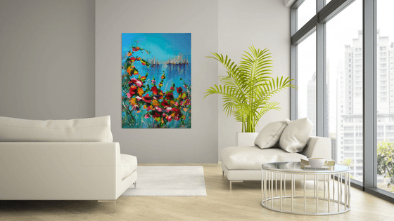 "Sea Breath" Large Painting