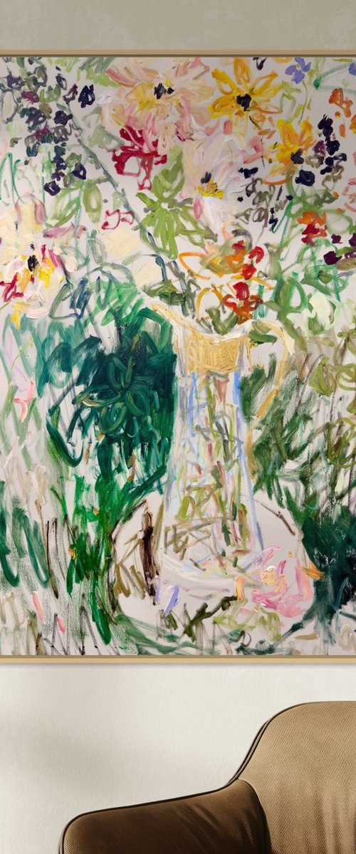 Summer flowers. by Lilia Orlova-Holmes