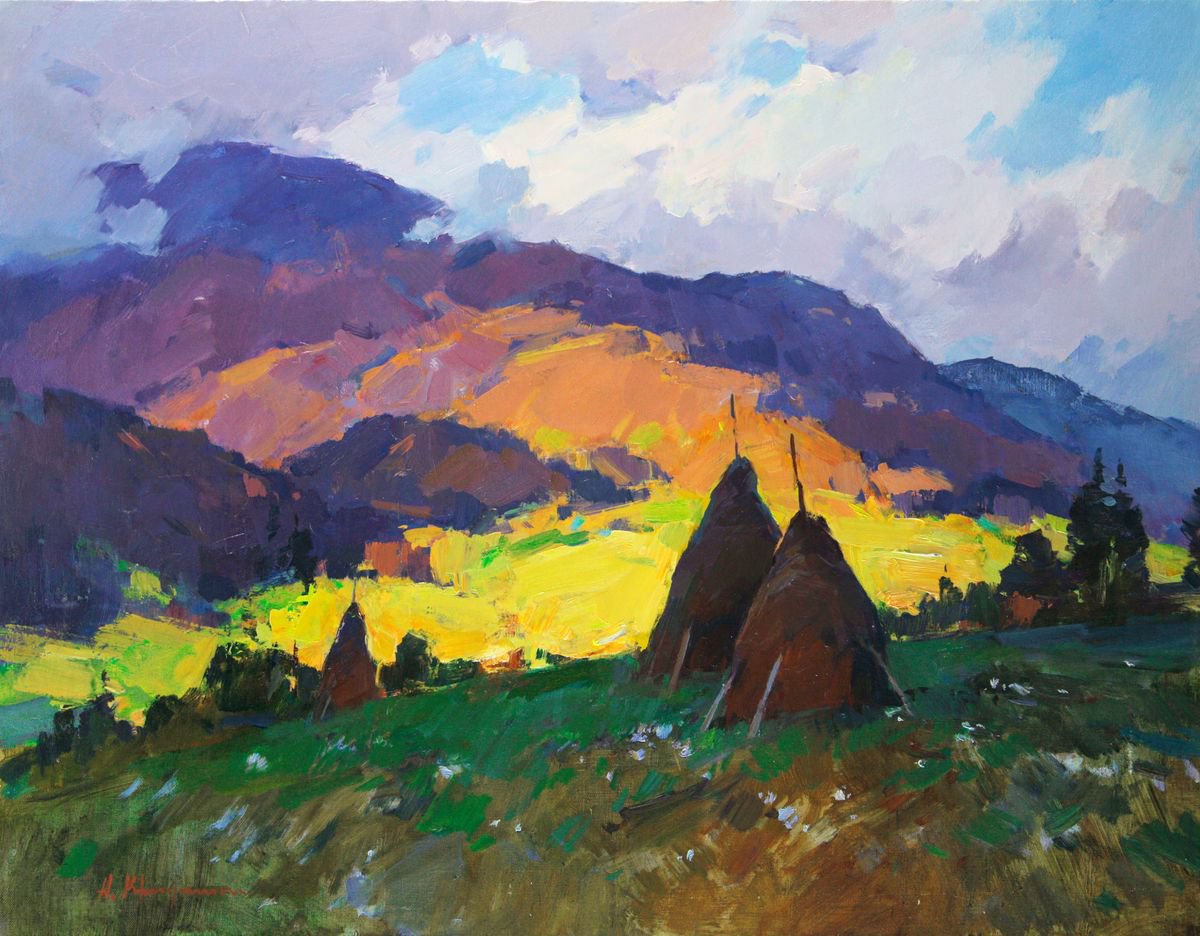 Mountain Air By Aleksandr Kryushyn, 35 X 28, Artwork For Sale On Artfinder