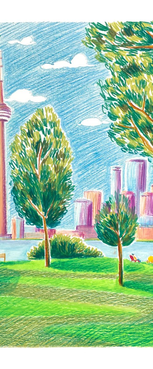 Toronto Skyline by louis blondé