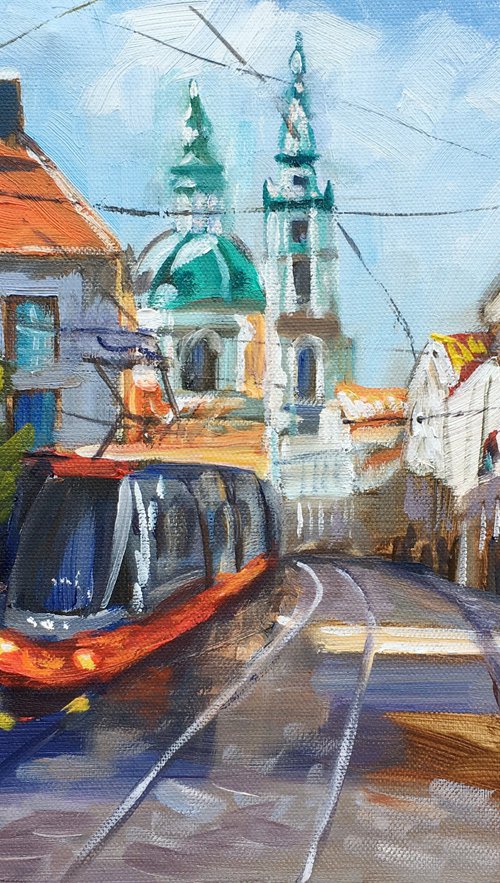 The streets of old town by Elena Sokolova