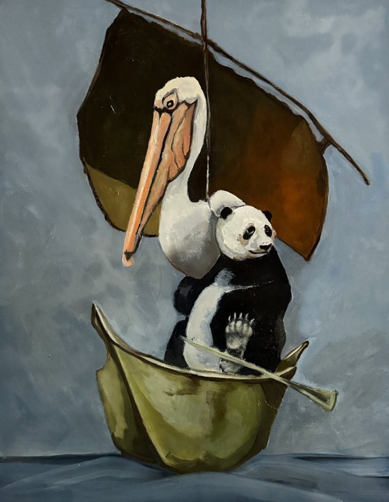 Pelican and Panda Went To Sea