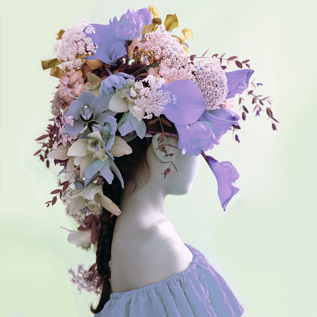 Expressive Portrait Photograph By Ziesook You, 20 X 20", Scent Of Texas 02062022, Original Artwork