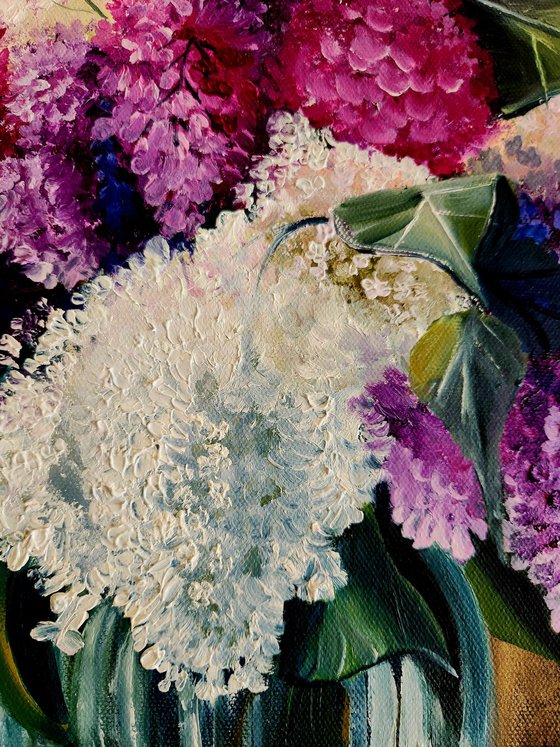 Lilac Bouquet in a Vase