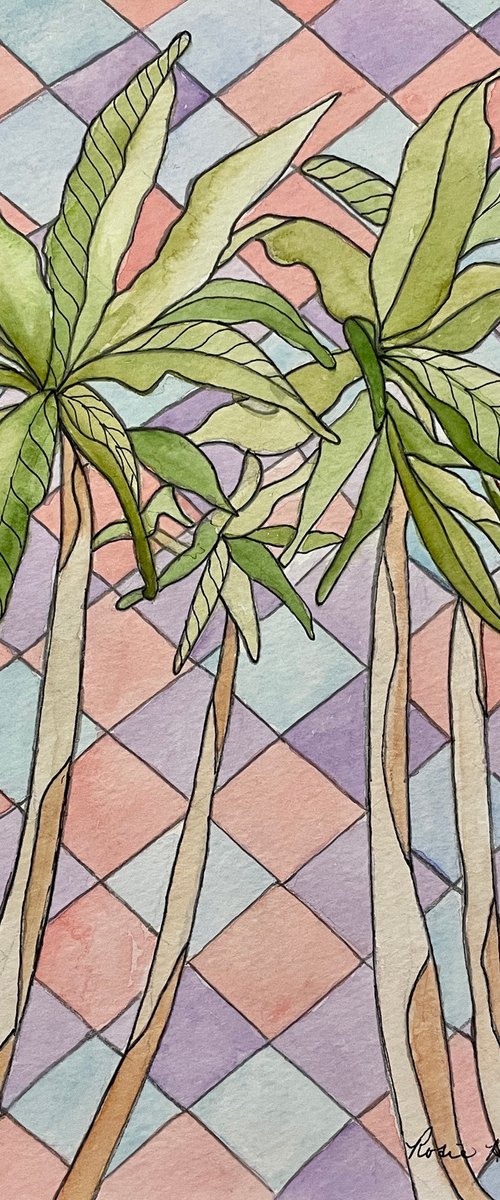 Deco Palms by Rosie Brown