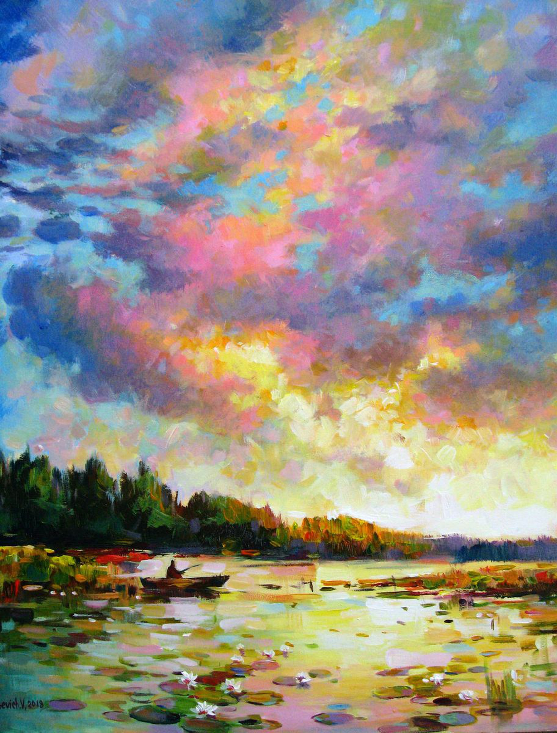 Pink Cloud By Vladimir Lutsevich Artfinder
