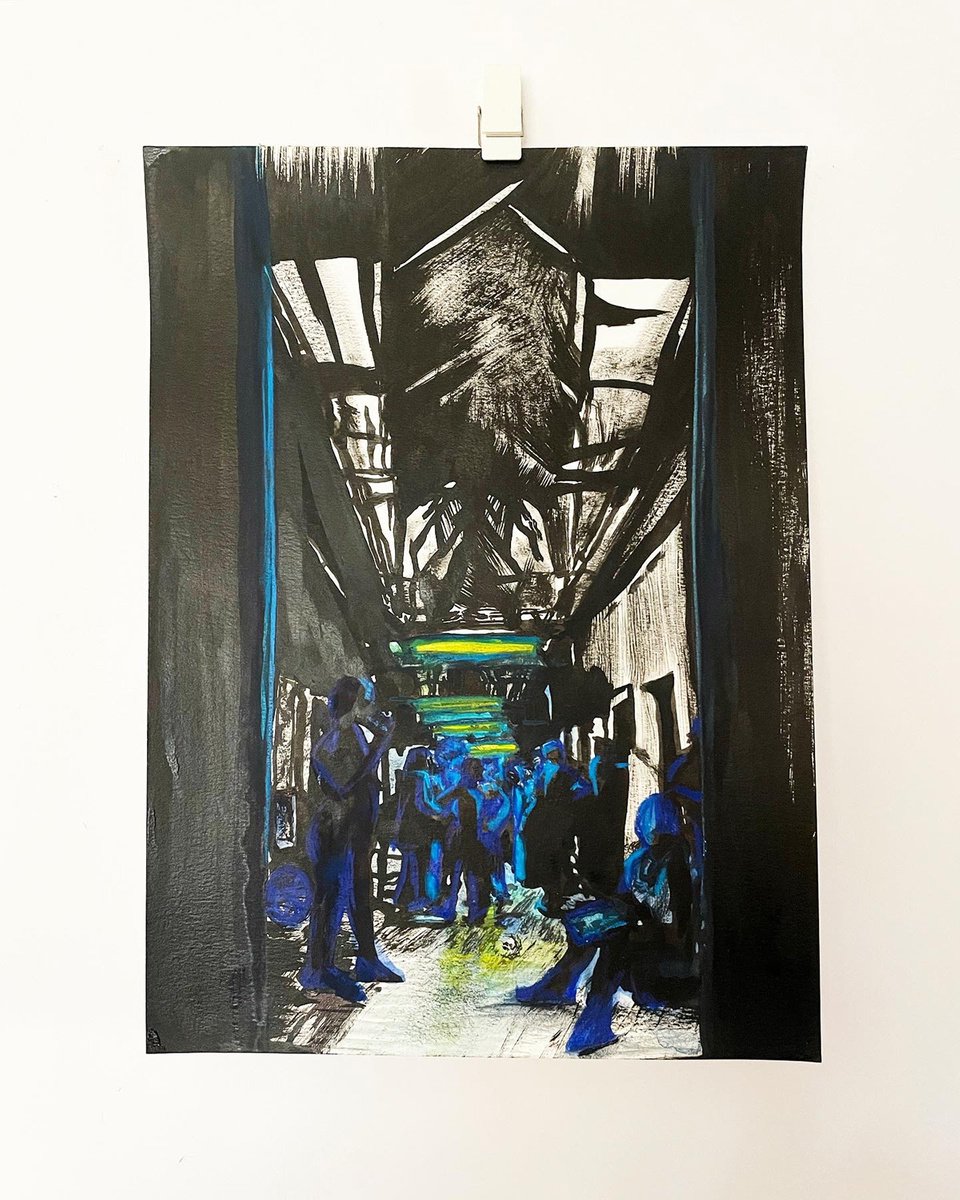 Expressive Transport Watercolour By Kimi Kaa, 9 X 12", Havana, Cuba No. 8, Original Artwork