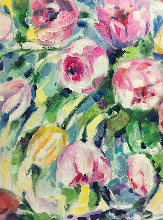 "Spring tulips"