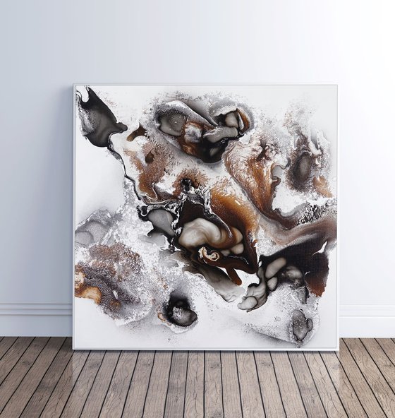 Abundant soil / 100 x 100 cm