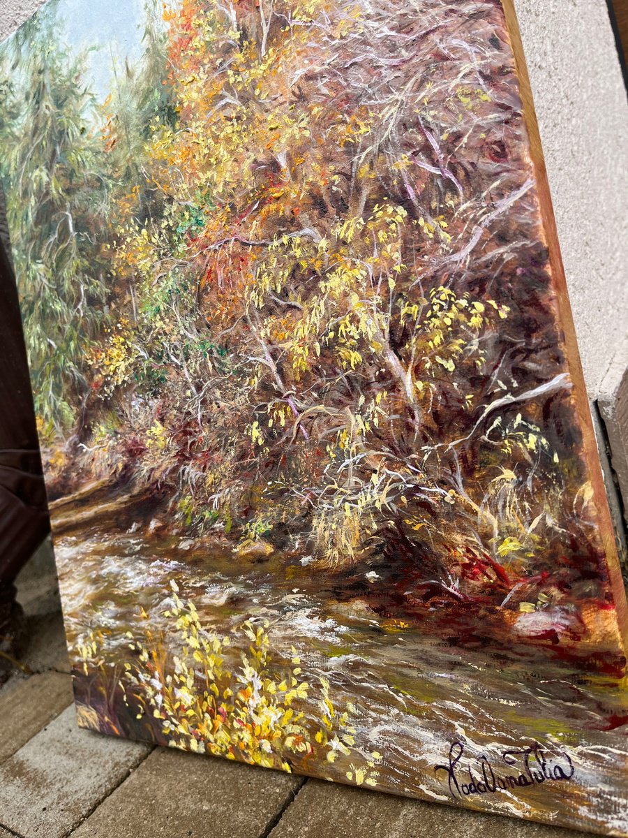 Oana Voda | Original Oil Painting | Autumn Song | 30 X 40Cm | Artwork For Sale On Artfinder