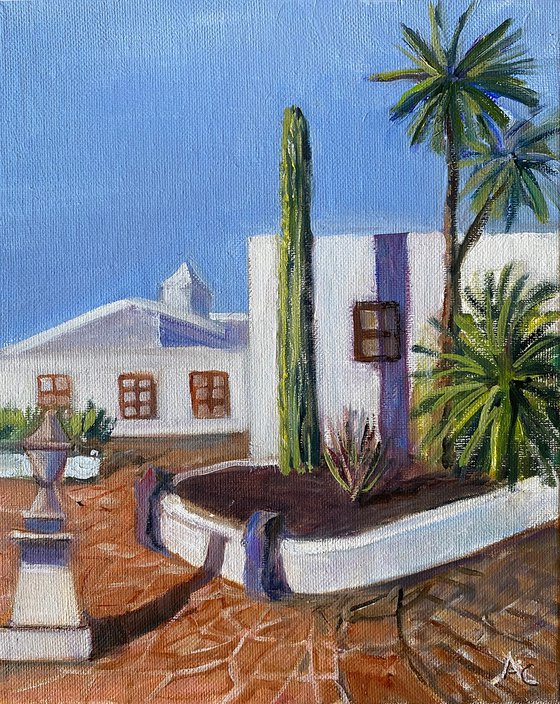 Courtyard in Lanzarote