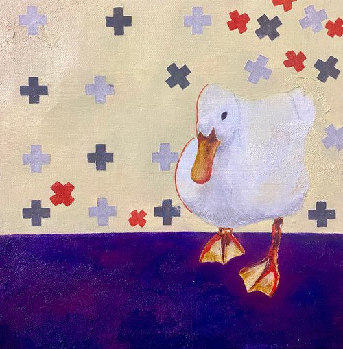 Positive Duck (2024) by Elena Troyanskaya